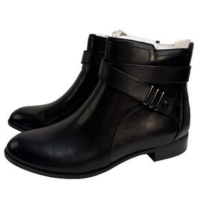 Anne Klein Women's KAEL Black Laceless Ankle Boots 6 Medium‎ NWB